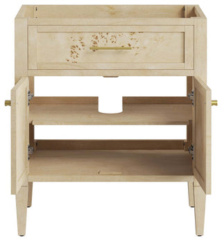 Elysian 30" Wood Bathroom Vanity - Black Burl