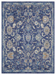 Nourison Home 6'x9' Grafix GRF24 Navy Blue Persian Area Rug
