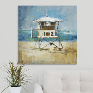 Boardwalk Pier Wrapped Canvas Art Print, 30"x30"x1.5"