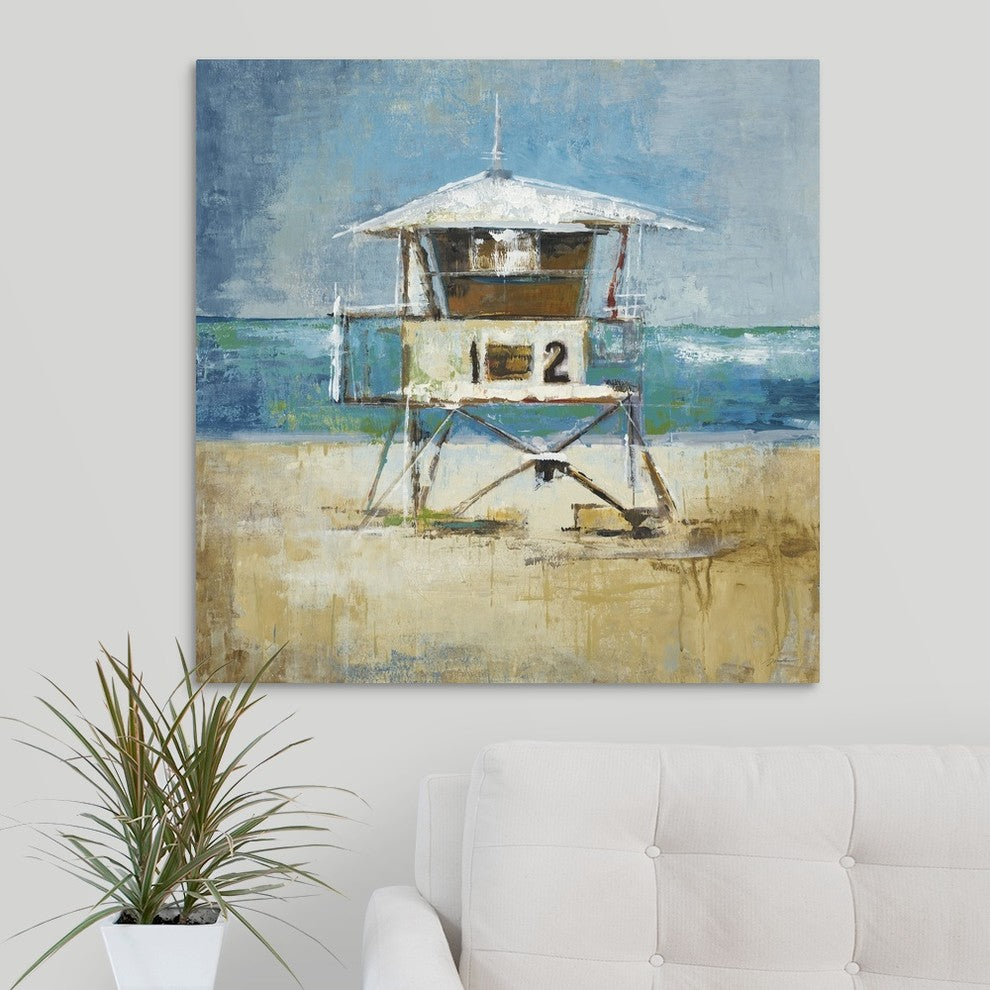 Boardwalk Pier Wrapped Canvas Art Print, 30"x30"x1.5"