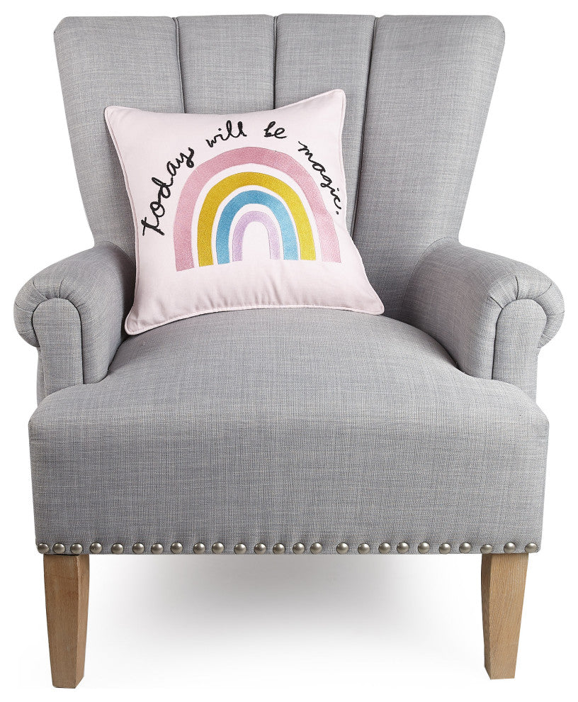 Today Will Be Magic Embroidered Pillow