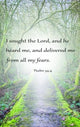 Flag Emotes, Double Sided Garden Flag, Psalm 34:4 I Sought The Lord