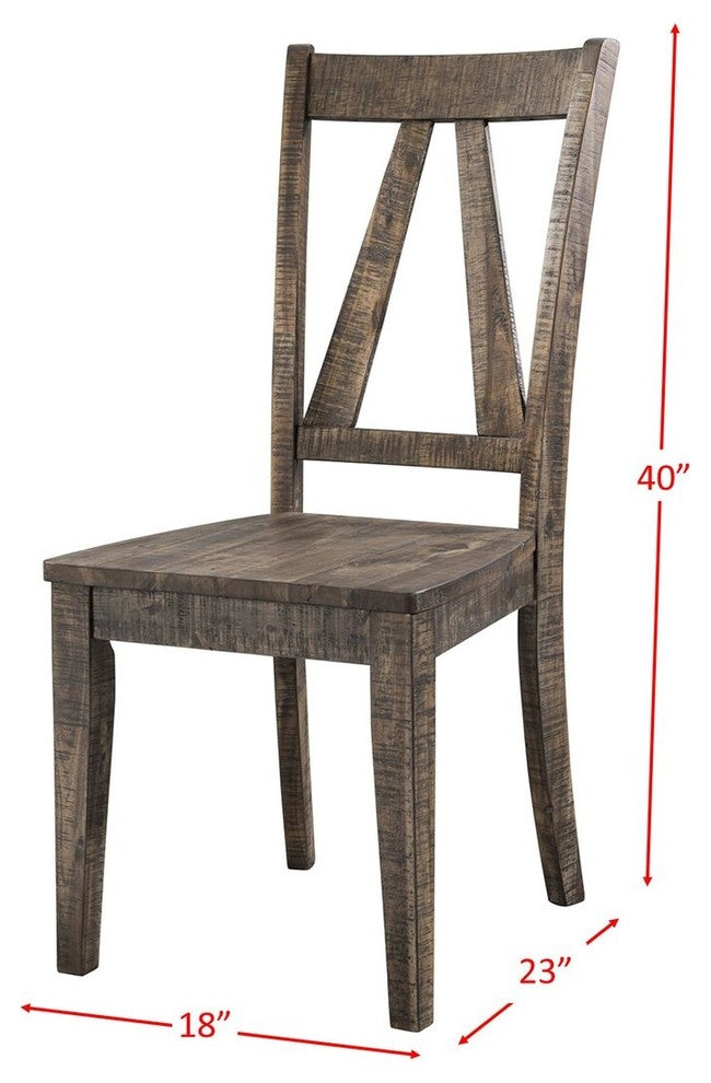 Flynn Dining Table With 4 Wooden Side Chairs