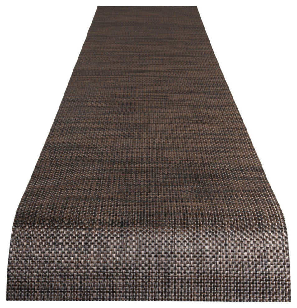 Basketweave Table Runner, Earth