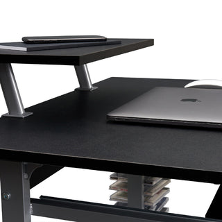 Techni Mobili Compact Computer Desk Graphite