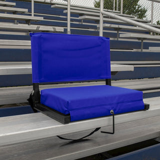 Stadium Chairs for Bleachers with Back Support