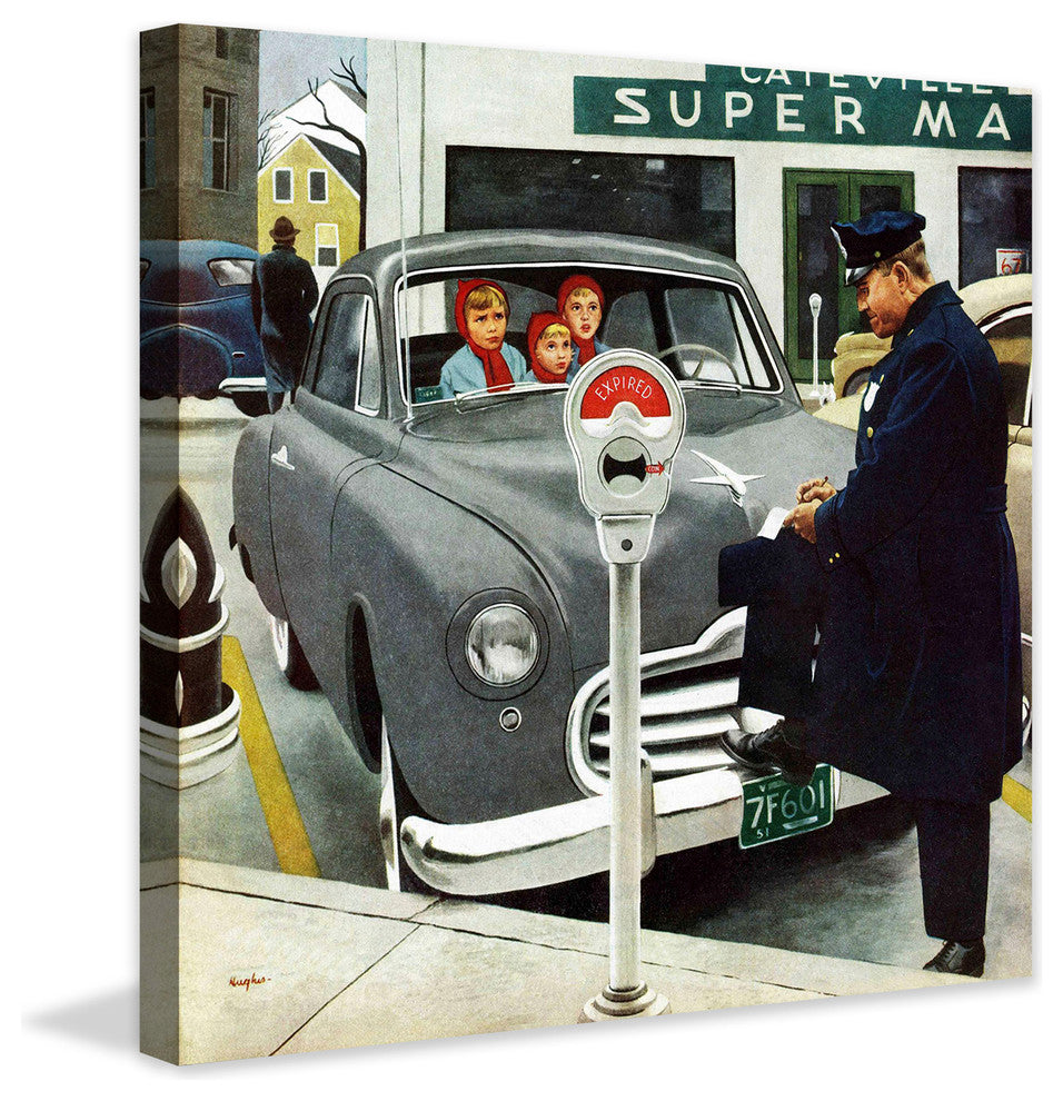 "Expired Meter" Painting Print on Canvas by George Hughes