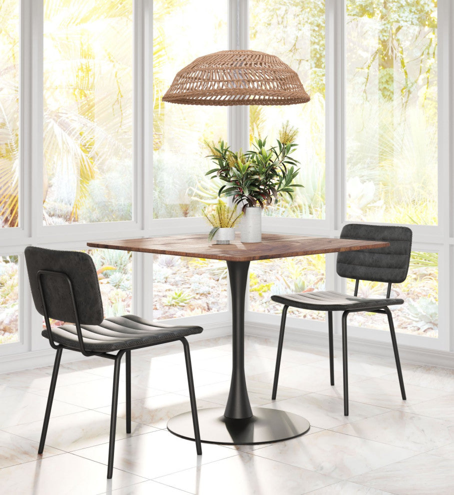 Pendant Ceiling Light Fixture, Steel Metal, Rattan, Natural, Lounge Cafe Lobby