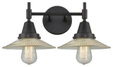 INNOVATIONS LIGHTING 447-2W-BK-G2-LED Caden 2 Light 17 inch Bath Vanity Light