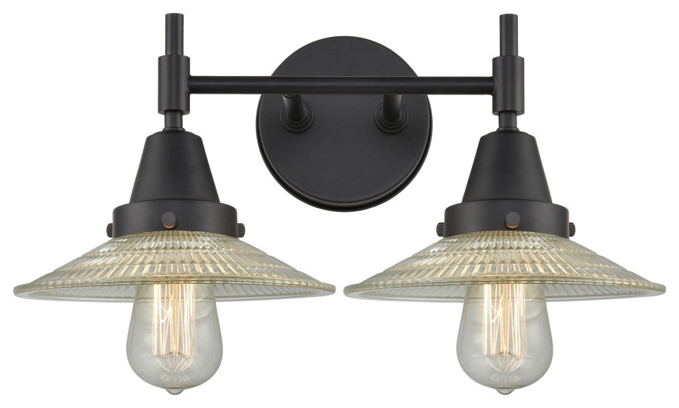 INNOVATIONS LIGHTING 447-2W-BK-G2-LED Caden 2 Light 17 inch Bath Vanity Light