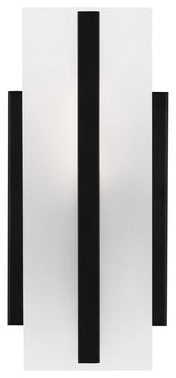 Dex LED Bath Wall Sconce, Midnight Black