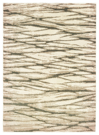 Oriental Weavers Carson Ivory/ Sand Abstract Indoor Area Rug 7'10"X10'