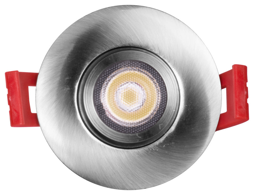 2" LED Gimbal Recessed Downlight, Nickel, 4000k