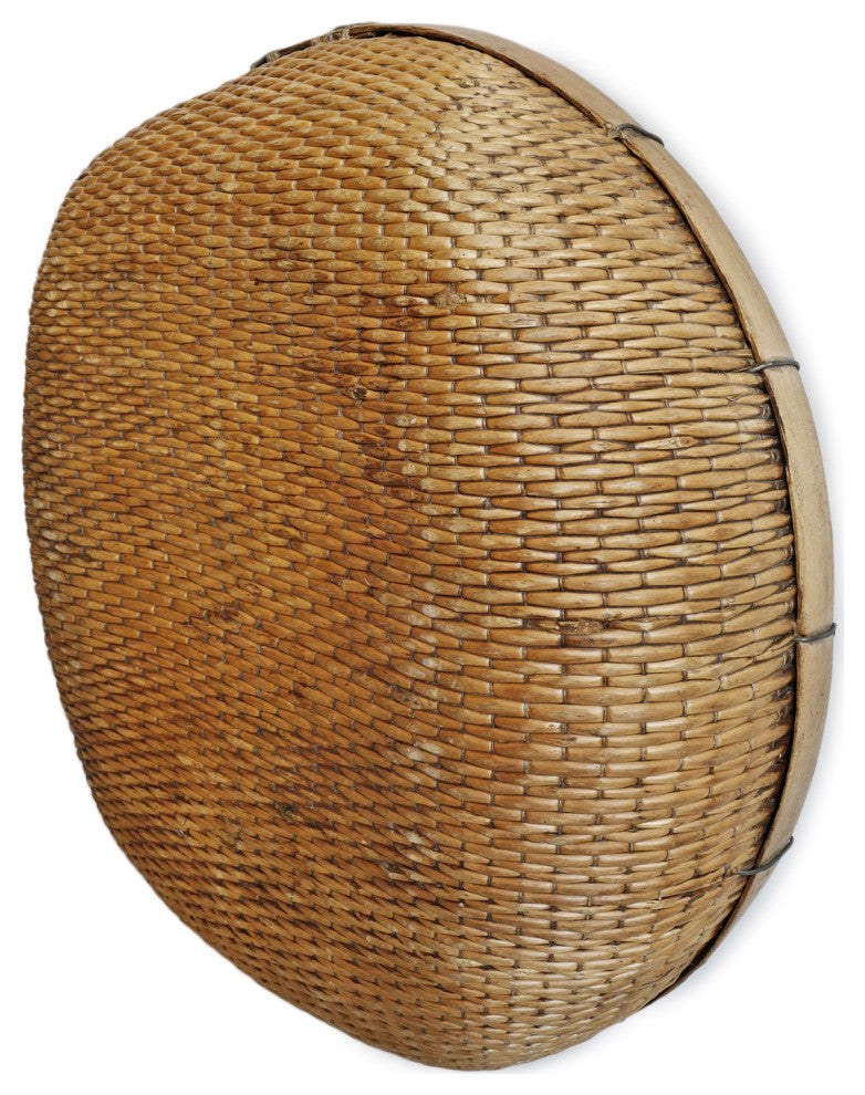 Consigned Jumbo Bamboo Grain Basket