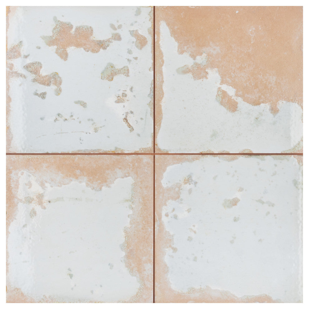 Kings Heritage Ceramic Floor and Wall Tile Sample, White