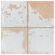 Kings Heritage Ceramic Floor and Wall Tile Sample, White