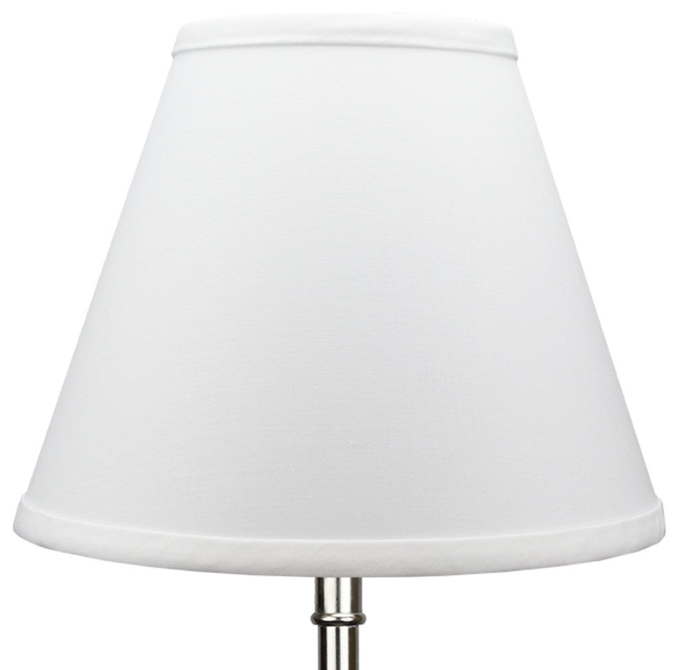 Fenchel Shades 5"x10"x8" Empire Lamp Shade, Linen White