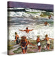 "Surf Swimming" Painting Print on Canvas by John Falter