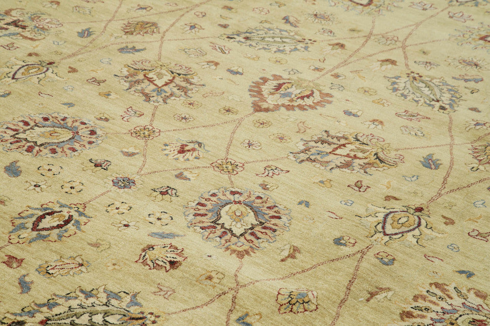 Rug N Carpet - Hand-Knotted Oriental 11' 11" x 18' 0" Large Oushak Area Rug
