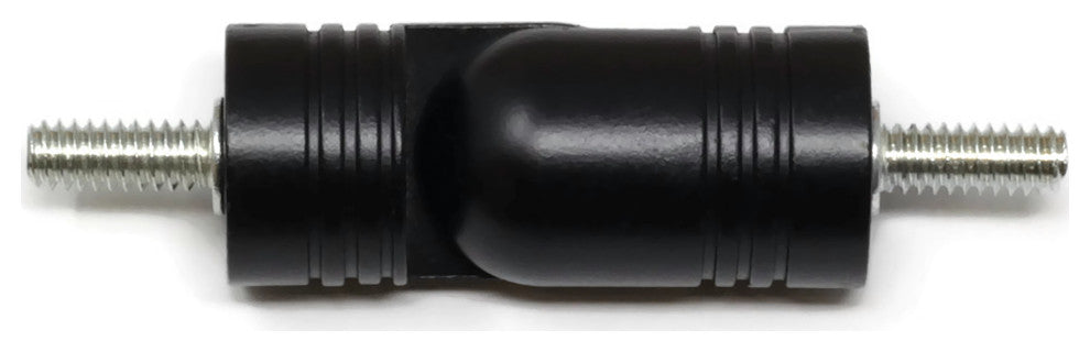 Hinged Elbow Connector for Corner Rod, Black, 7/8"
