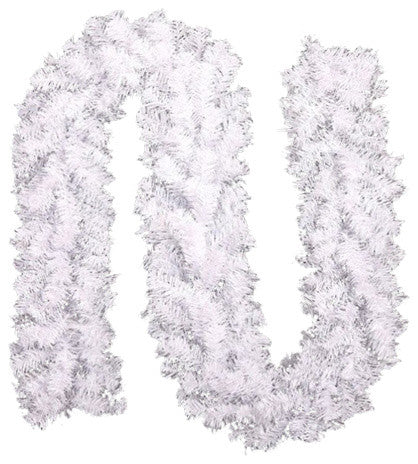 9' White Sequoia Garland
