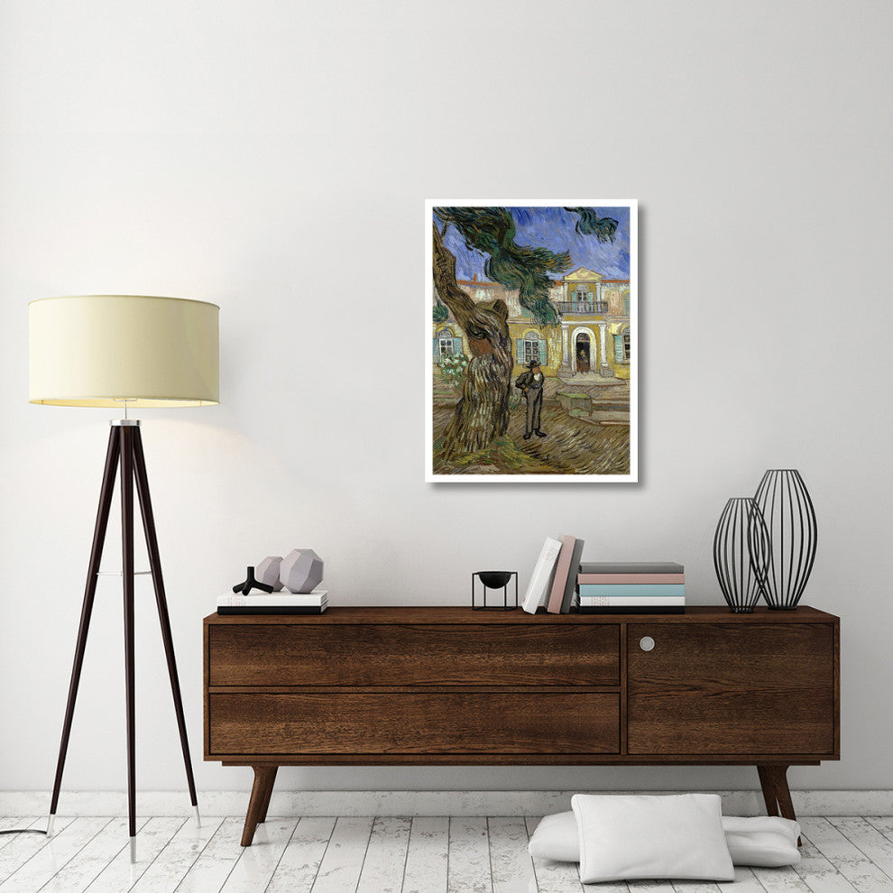 "Tree and Man (Saint Paul Hospital at Saint Remy)" Paper Art, 29"x38"