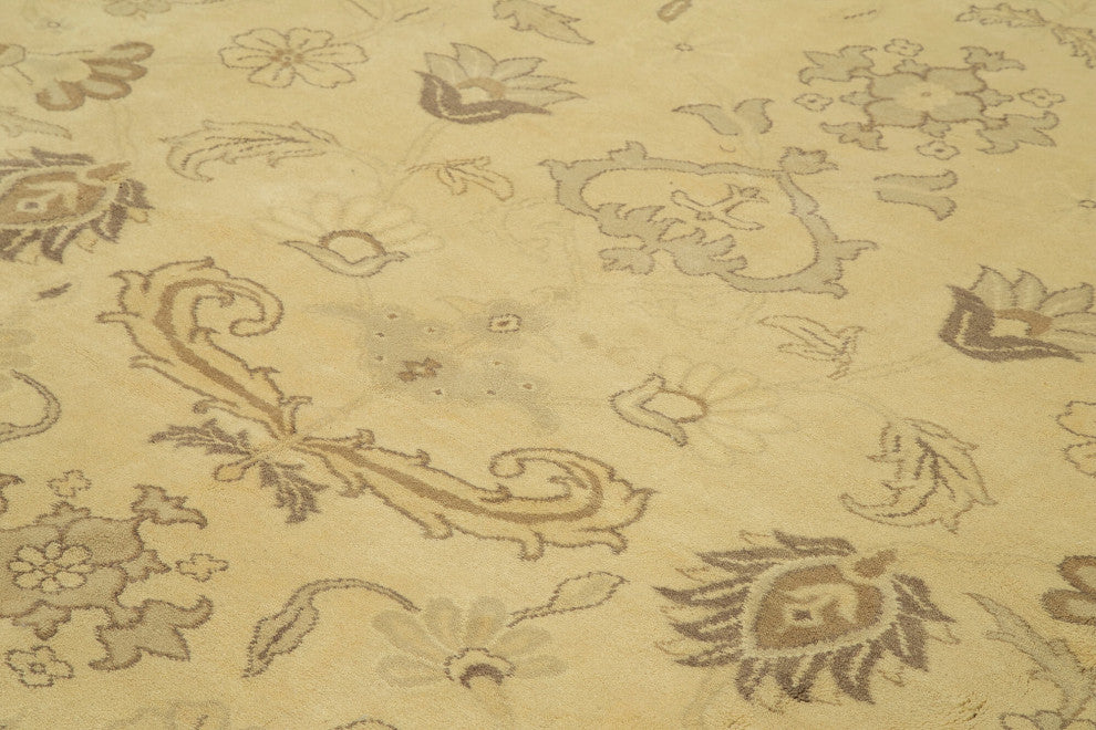 Rug N Carpet - Handwoven Oriental 10' 2" x 12' 6" Soft Oushak Area Rug
