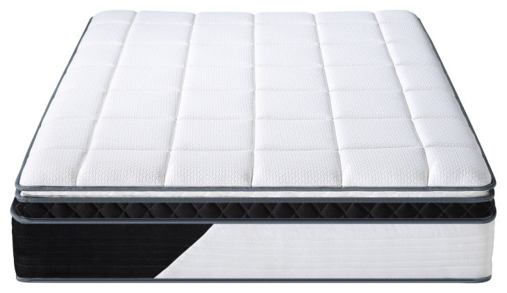 Breathable 14"? Medium Euro Top Gel Memory Foam Hybrid Mattress, King