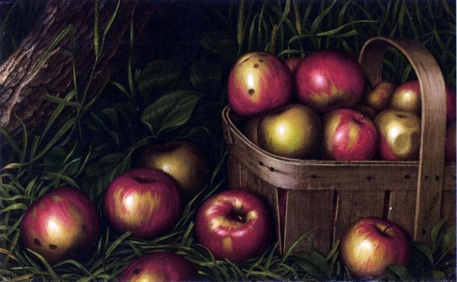 Levi Wells Prentice Harvest of Apples, 18"x27" Gallery Wrapped Canvas Print