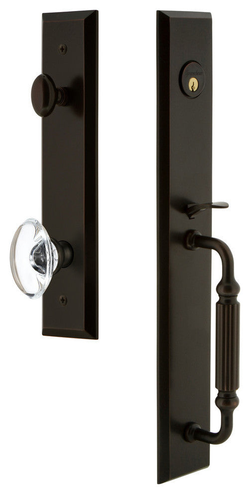 Fifth Avenue 1-Piece Dummy Handleset, F Grip and Provence Knob, 849606