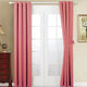 Serenta Black Out Curtains 4 Piece Sets, Strawberry Ice, 54" X 63"