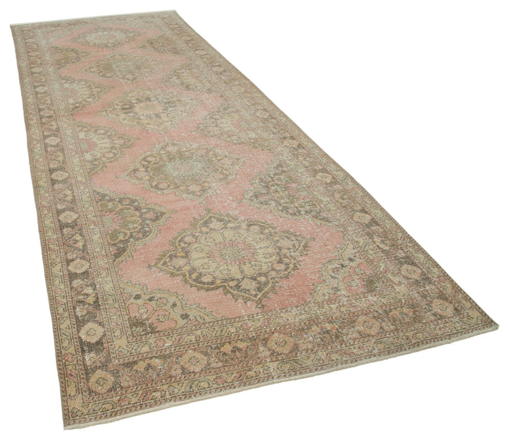 Rug N Carpet - Handmade Turkish 4' 10" x 13' 0" Unique Runner Rug
