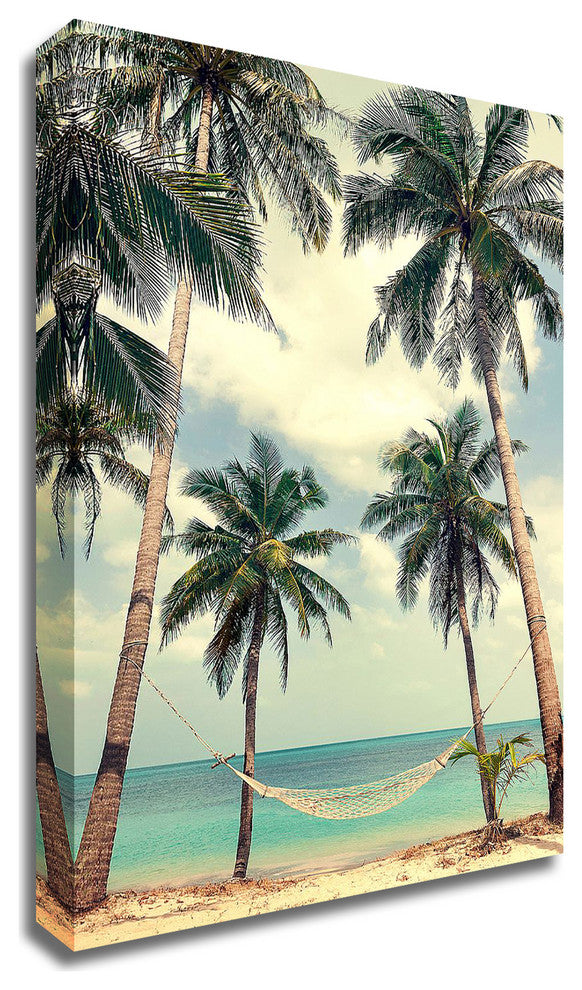 Palm Sky 3 by Design Fabrikken, Print on Canvas, 30"x45"