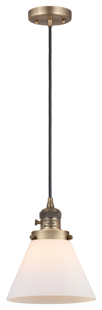 INNOVATIONS 201CSW-BB-G41 1-Light Mini Pendant Brushed Brass