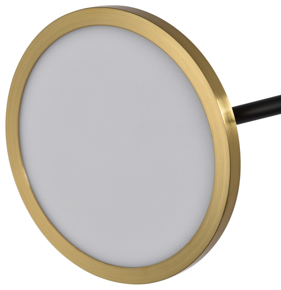 Torino 39" ETL Certified Integrated LED Pendant, Antique Brass
