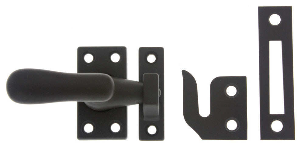 Genuine Solid Brass Large Casement Fastener, Oil-Rubbed Bronze