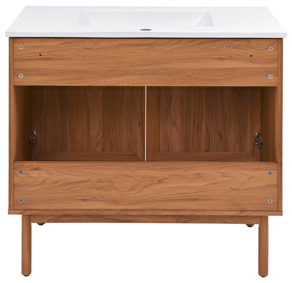 Classe Bathroom Vanity, Oak, 36"