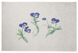 What a Pansy Rug, Purple, 3'x5'