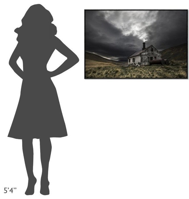 "Steam Of Time" Framed Canvas Giclee by Bragi Ingibergsson, 37x25"
