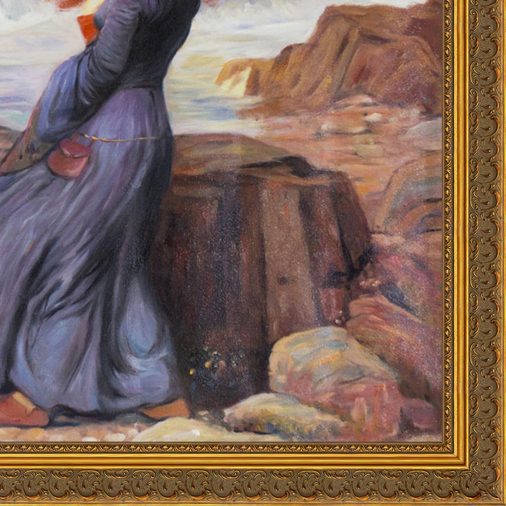 Miranda - The Tempest, Baroque Antique Gold Frame