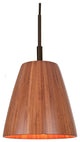 Sorg Bamboo 3-Light Pendant, Bronze, Mini-Pendant