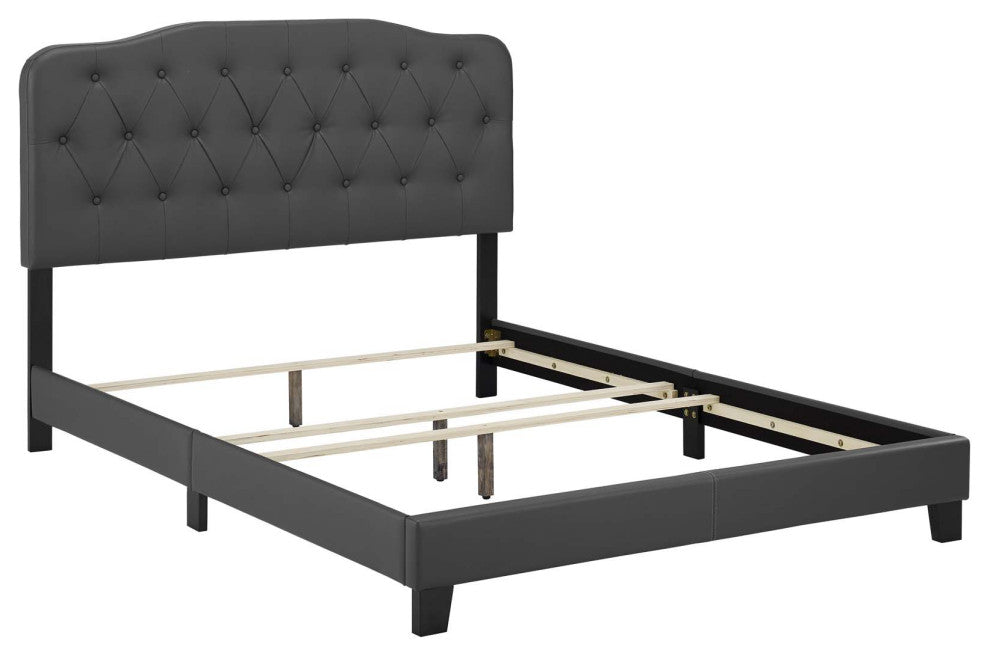 Amelia Full Faux Leather Bed by Modway