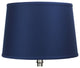 Fenchel Shades, 13"x15"x10" Spider Attachment Lamp Shade, Linen Navy Blue