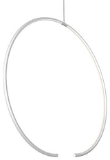 Sonneman 3151 Torc 25"W LED Abstract Pendant - Satin White
