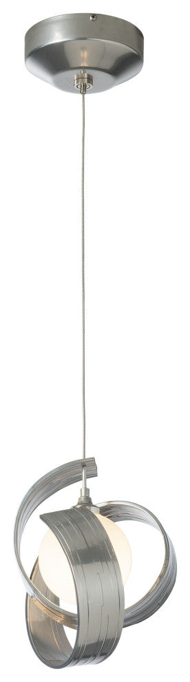 Riza Low Voltage Mini Pendant Sterling Opal Glass Standard