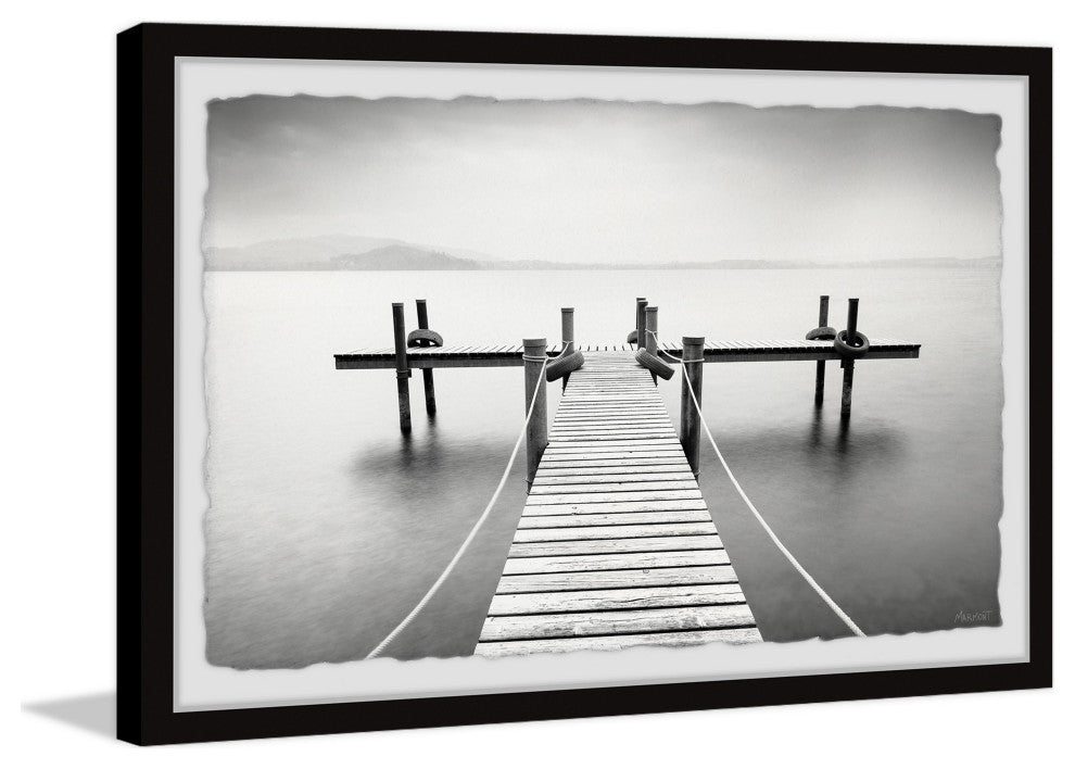 "Bring the Boat" Framed Painting Print, 45x30