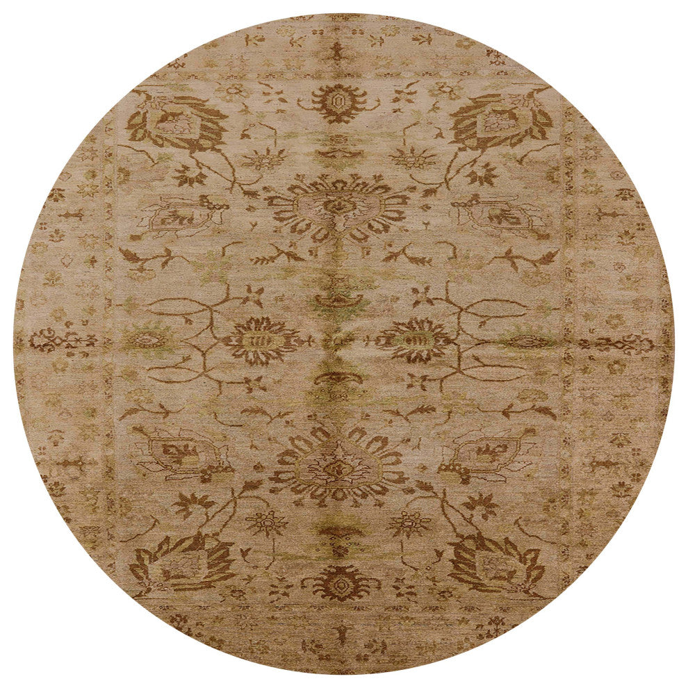Ahgly Company Indoor Round Mid-Century Modern Area Rugs, 5' Round