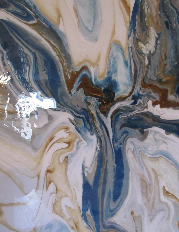On the Wings of an Angel, Resin Coated Limited Edition Painting by ELOISExxx