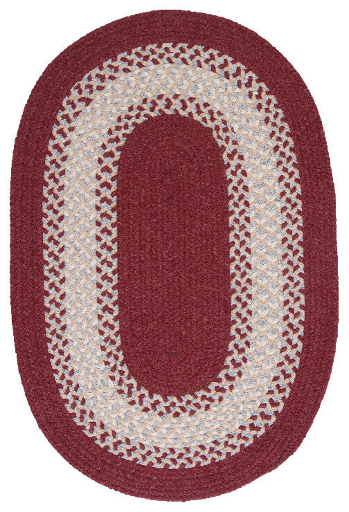 Colonial Mills North Ridge NG79 Berry Traditional Area Rug, Oval 2'x3'