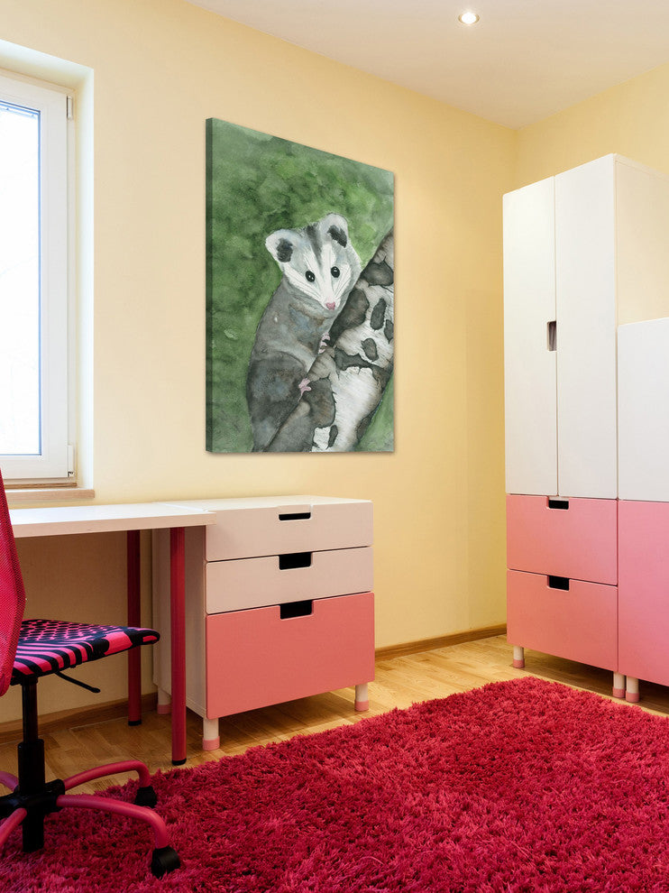 "Curiosity" Painting Print on Wrapped Canvas, 24"x36"